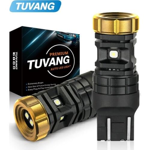 2x Super Bright T20 7440 7443 w21w w21/5w LED Light Stop Brake Bulb Turn Signal 6000K Car Tail Auto Backup Parking Reverse Light