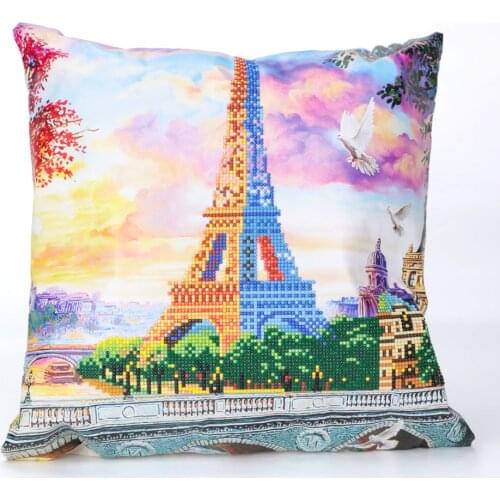 5D Pineapple Diamond Painting Cushion Cover Replacement Throwing Pillow Case Partial Round Drill DIY Art Mosaic Cross Stitch