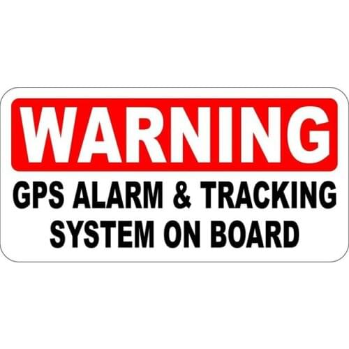 6"*3" Warning GPS ALARM TRACKING Security Safety Vinyl Decal Sticker Car Stickers Window