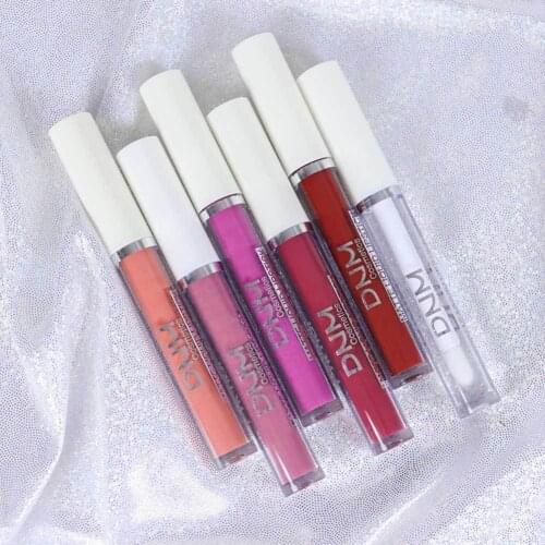 6Pcs/Box 2.5ml Lip Lacquer Universal Non-greasy High Color Rendering Matte Liquid Lipstick Set for Shopping