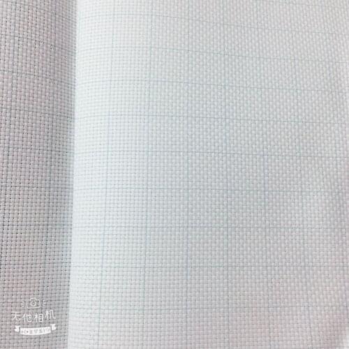 9TH oneroom 11Count(11CT) Cross Stitch Fabric Aida Cloth aida with grid Red 50X50cm Free Shipping