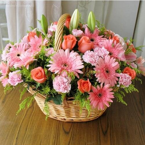 Diamond Embroidery Diy Diamond Painting Cross Stitch Kits Diamond Mosaic Flower Basket Full Square Diamond Embroidery BS117