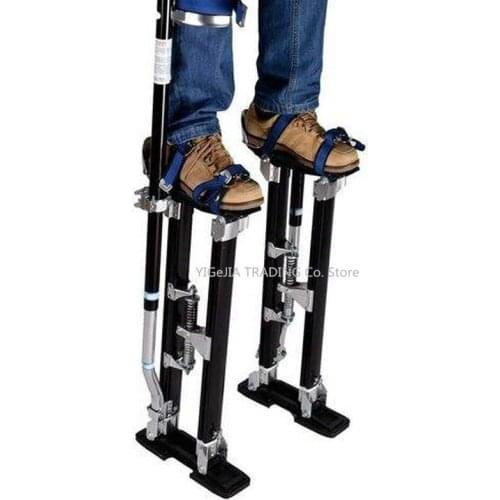 Aluminum Drywall Stilts, Taping Paint Stilts, 45cm-75cm Height Adjustable Lifts Tool for Sheetrock Painting Work
