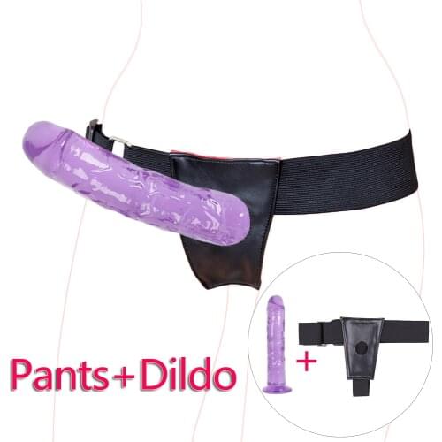 Bondage Dildos Panties Wearable Strapon Dildo For Lesbian Women Underwear Strap On Dildos Realistic Penis Pants Adult Games