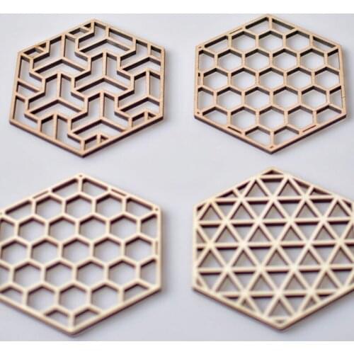 Wood Coaster, Flower Of Life Wooden Coaster,Drink Holder Wood Gift, Water Harmoniser Spiritual Wooden Beverage coaster
