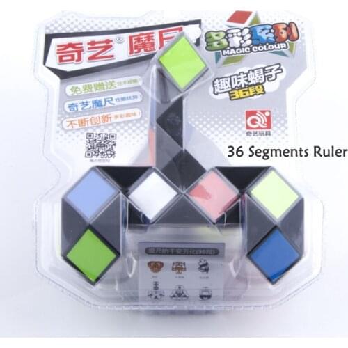 Colorful 36 Segments Magic Snake Ruler Funny Game Twist Professional Magic Cube Puzzle Children Educational Toys (S5