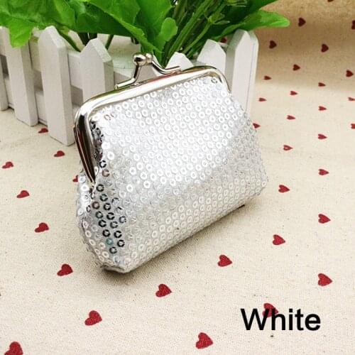 Best Selling Small Fresh Clip Bag Double Sided Sequins Small Change Coin Holder Bag Lady Clutch Bag Mini Bag Holiday Gift