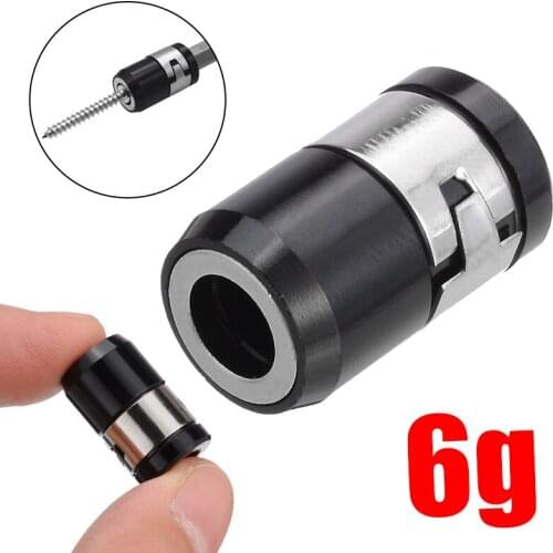 High Strength Screwdriver Magnetic Ring 1/4" 6.35mm Screwdriver Accessories Aluminum Alloy Electrical Screw Bits