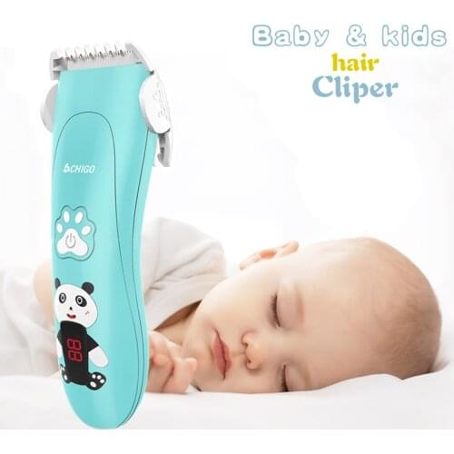 Electric Baby Hair trimmer Cartoon hair clipper Ceramic Safe Waterproof Rechargeable Professional Kids split ender hair trimmer