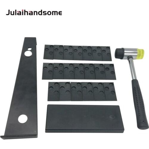 New Laminate Wood Flooring Installation Kit Wooden Floor Fitting Tool DIY Home with Mallet Spacers For Hand Tool Set