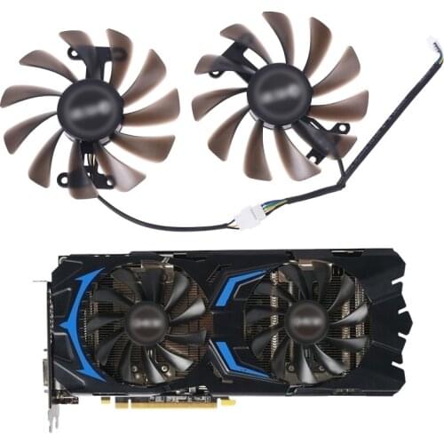 2pcs 95MM GTX1070 1070Ti GPU VGA Cooler Fan For KFA2 GALAX GeForce GTX1080 AMP Core Graphics Cards Cooling fan