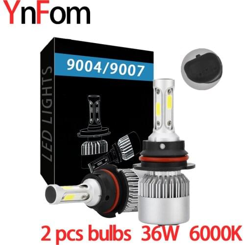 YNFOM LED Lamp 9004 9007 HB1 HB5 is used in Mazda Suzuki Cadillac Skoda cars for low light, high light, fog light position