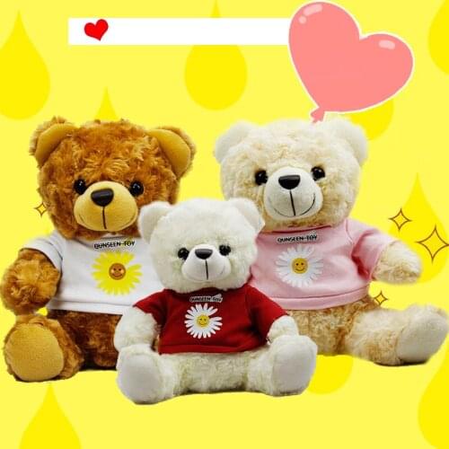 18cm Patch Bear Dolls Teddy Bear Soft Toy Bear Wedding Gifts Baby Toy Birthday gift brinquedos Soft toys