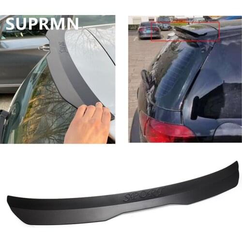 Suitable for hatchback tail modification dedicated suv mvp car tail spoiler wing top wing free perforated wind wing