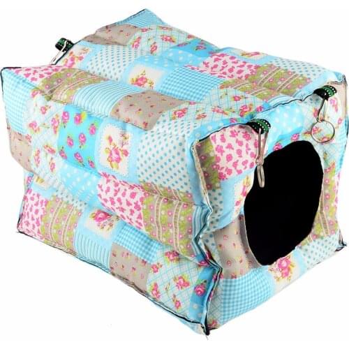 Jly Cat Hanging Warm House Cotton cat Hammock Small Animals Nest cat Rabbit Squirrel Ferret Guinea Pig Bed House Cage dog kennel