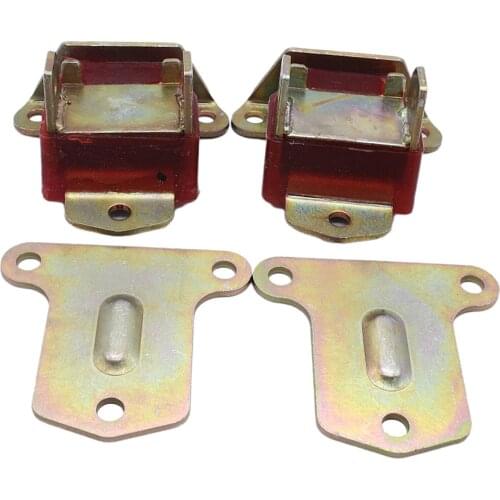 Engine Conversion Polyurethane 3 Bolt Engine Motor Mounts Bracket Set Fit for LS1 LS2 LSX LQ9 SBC Car Vehicle Replace Parts