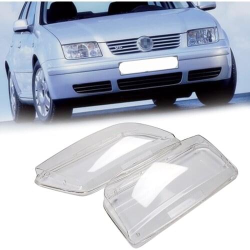 Transparent Headlight Headlamp Lens Replacement Cover For VW Bora 1999-2005 Car Lights Lamp Case car-styling
