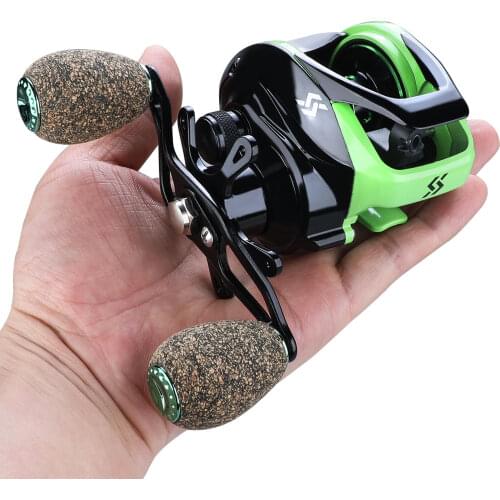 Sougayilang 12+1BB 7.2:1 High Speed Baitcasting Reel Casting Fishing Reel Max Drag 14lb Carp Fishing Saltwater Fishing Tackle