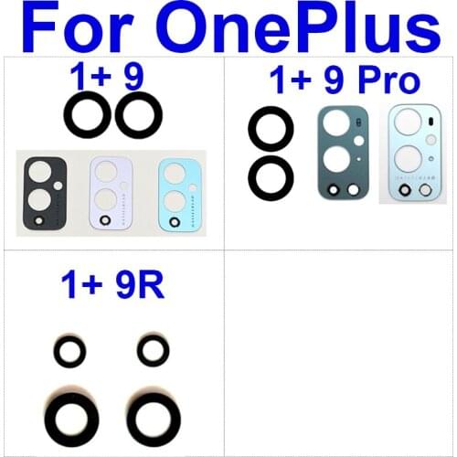 Back Camera Glass Lens For Oneplus 1+ 9 9Pro Rear Camera Glass Lens With Sticker Glue Repair Parts