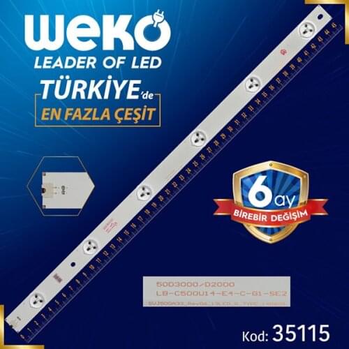 SVJ500A33 _ REV06 _ 13LED _ R_TYPE - LB-C500U14-E4-C-G1-SE2 - 45.7 CM 6 LED- (WK-855)