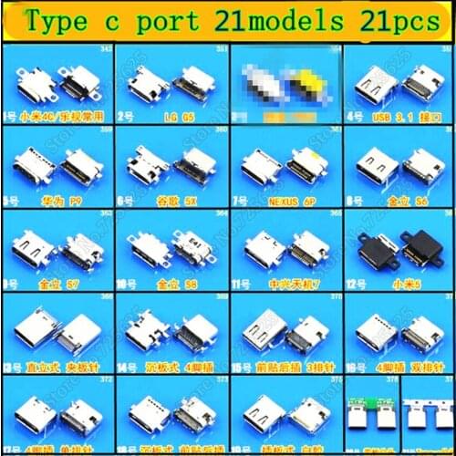 USB 3.1 Jacks Type c charging port for Huawei ZTE LG Xiaomi Meizhu Gionee Google usb - c connector Female Socket