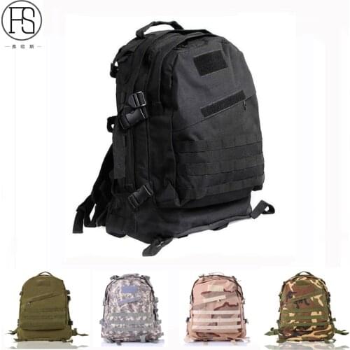 High Quality 50L 3D Outdoor Sport Military Backpack Tactical Bag Climbing Camping Backpack Traveling Hiking Trekking Bag