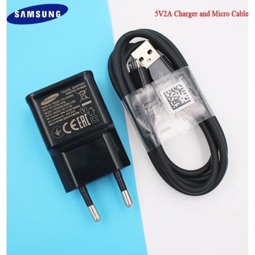 Samsung EU Plug 10W Charger Wall Power Adapter 100/150CM Micro USB Cable For Galaxy S7 S6 Edge C9 C7 C5 J7 J5 J3 J2 Note 5 4 A10