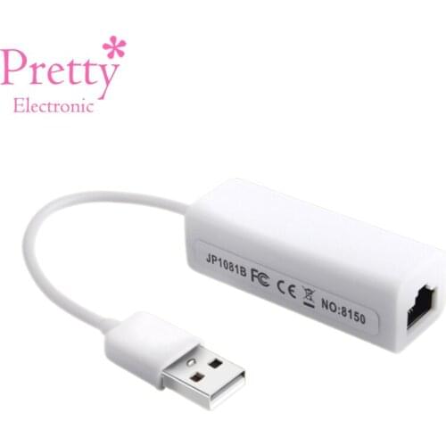 USB External Fast Card USB2.0 To Ethernet Cable LAN Adapter 10/100Mbps Network Cards For Laptop lan adapter For Mac OS Android