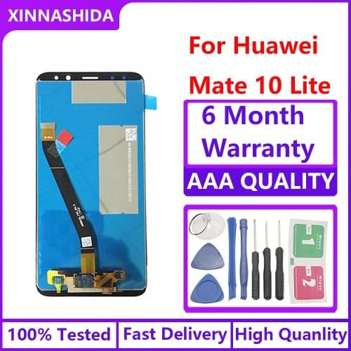 LCD For Huawei Mate 10 Lite LCD Display Touch Screen Digitizer for Huawei G10 RNE-AL00/G10 Plus Replacement With Frame