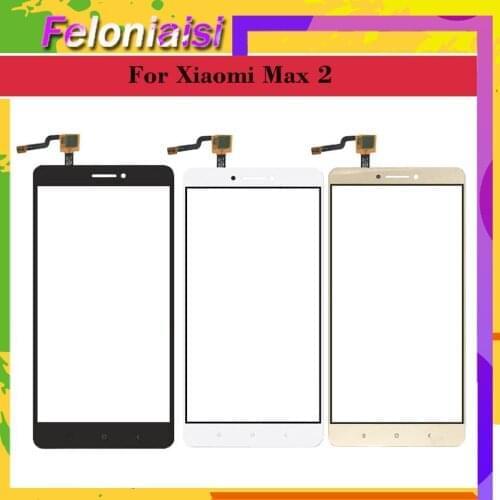 10Pcs/lot ORIGINAL For Xiaomi Mi Max 2 MiMax2 Max2 Touch Screen Digitizer Touch Panel Sensor Front Outer Glass MAX Pro Prime
