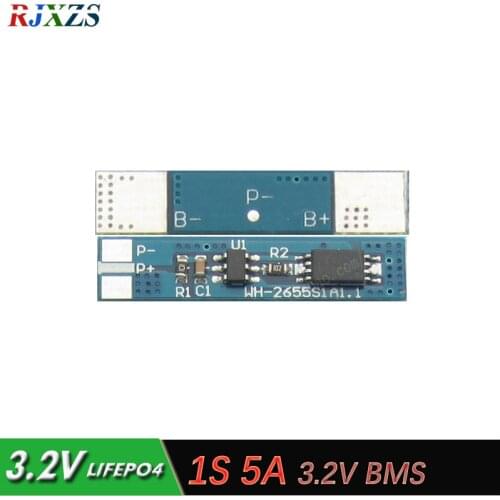 1S 2A 3.6V LiFePO4 BMS/PCM/PCB battery protection circuit board for 1 Packs 18650 Battery Cell
