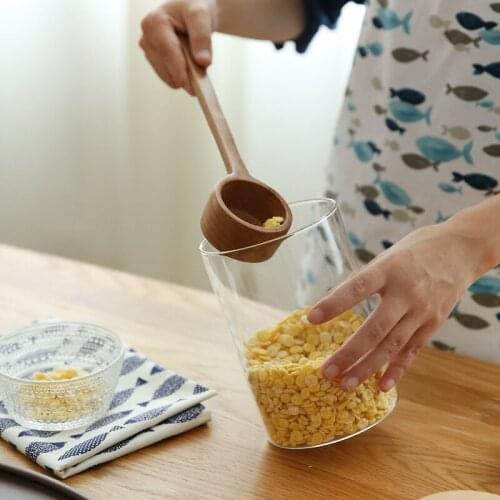 27.5*6.5cm Japanese wood Miso soup spoon Household wooden water scoop long handle wooden cooking spoon stirring spoon