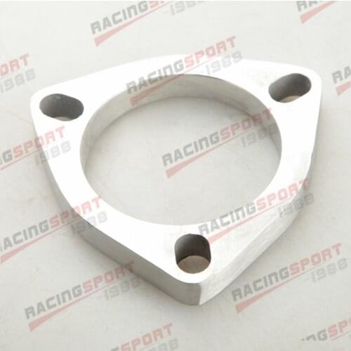 3.0" 3 Bolt SS304 Slotted Flange Exhaust Downpipe Pipe Catback Header 1/2" Thick