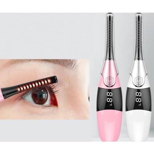 50% Hot Sale Women Portable Pen Style Electric Eyelash Curler Long Lasting Lash Curling Tool