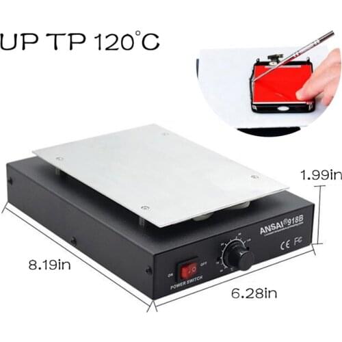 ANSAI 918B Thermostat heating Machine mobile phone repair LCD Screen Open separator desoldering station for iPhone Samsung
