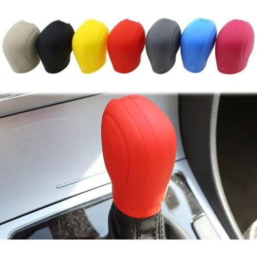 Car Gear Head Shift Knob Cover Gear Shift Handle Ball Collars for VW Golf 6 7 GTI DSG Jetta Tiguan POLO BORA Passat B7 Tiguan