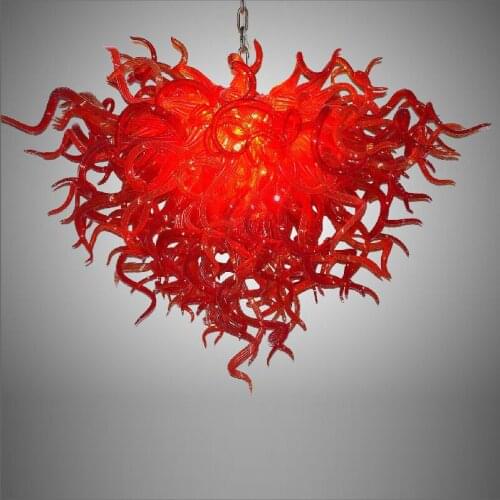 Hotel Big French Vintage Chandelier Hand Made Blown Glass Chandelier Home Decor Murano Art Light Made in China