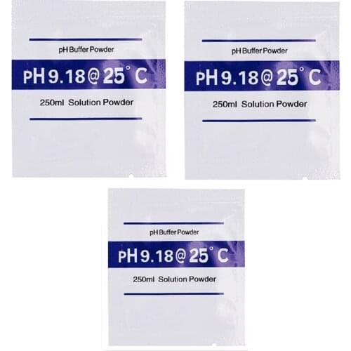 200pcs/lot 9.18 Calibration Point PH Buffer Powder for PH Test Meter Measure Calibration Solution 10%off