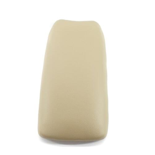 Car Front Center Armrest Case Cover Lid Leatherette & Plastic Plate For Honda Civic 06-11 Beige