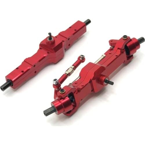 For WPL 1/16 C14 C24 C34 C44 B14 B24 HL JJRC Remote Control Car Spare Parts Upgrade Front And Rear Axle Assembly Gearbox