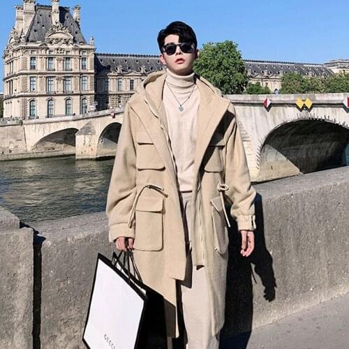 Мужские тренчи с капюшоном EMAIGI China At AliExpress