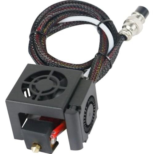 3D Printer Hotend Kit 12V/24V Koonovo Accessories Metal Extruder Set with Fan Cover Aviation&Joint Wire Cable for Ender 3/CR-10