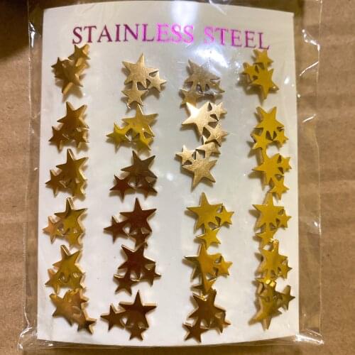 Women's Gold Earrings LXYUSTEEL China