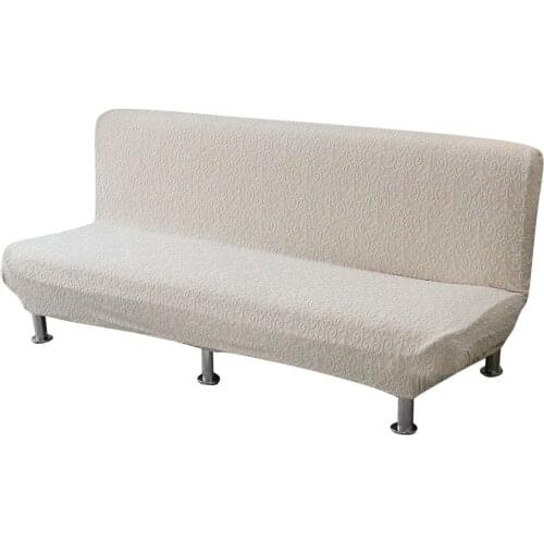 Fashion Fold Armless Sofa Bed Cover Folding Seat Slipcover 2020 Double-Seat Covers Bench Couch Protector Elastic Futon Cover