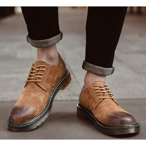 Men Work Shoes High Quality Leather Shoes Men Casual Shoes New Fashion Big Size Bbusiness Formal Wear Shoes Luxury Hard-Wearing