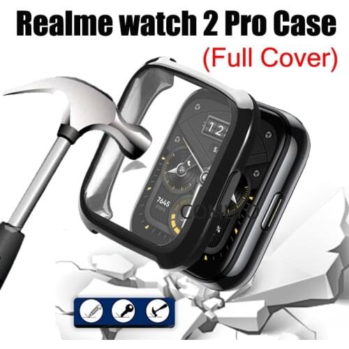 New Cases for Realme watch 2 Pro Case Soft Bumper TPU Full Cover Smartwatch Watch Protector