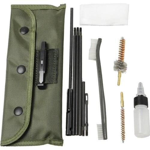 8x M4 Hunting Cleaning Rod Nylon Brush Kit 22cal Rifle Pistol Cleaner Tools Gun Barrel Rod Brushes Hunting Tools