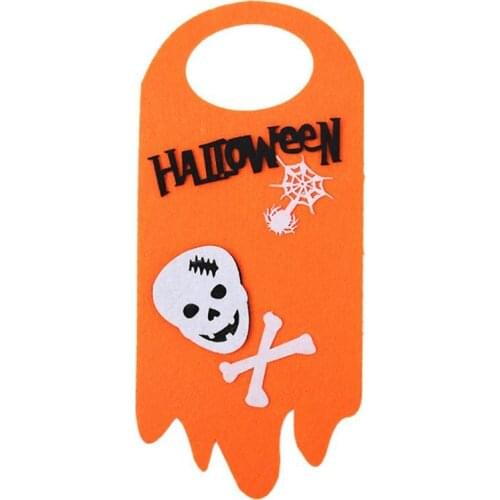 Halloween Arrangement Props Pumpkin Ghost Cat Door Hanging Pendant Hotel Mall Ghost Festival Scene Decoration
