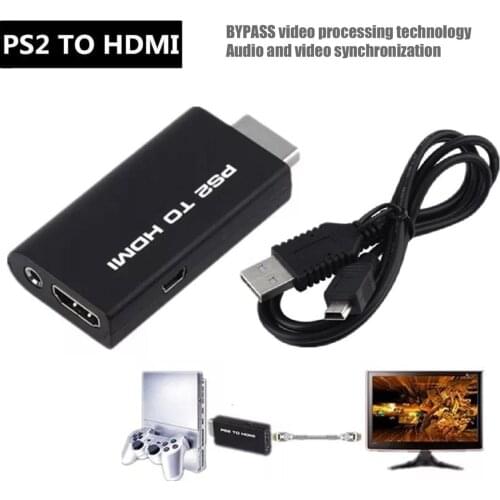 Portable PS2 to HDMI Audio Video Converter Adapter AV HDMI Cable For SONY PlayStation 2 Plug And Play Parts