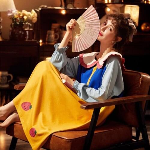 Женские длинные ночные сорочки RolinBee China At AliExpress